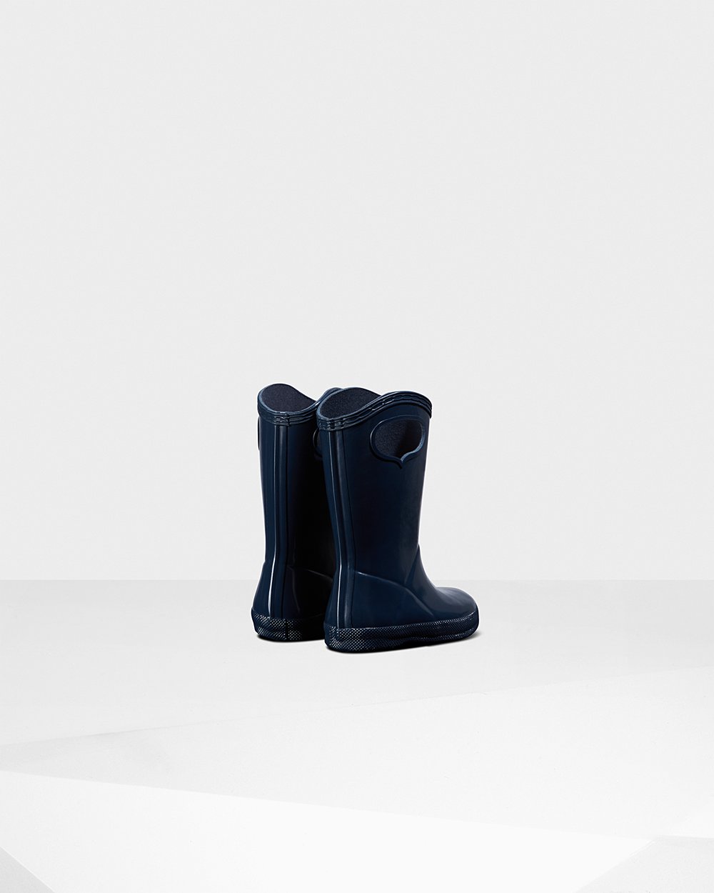 Galochas Hunter Criança Azul Marinho - Original First Classic Grab Handle Gloss - 83RQOJXEB